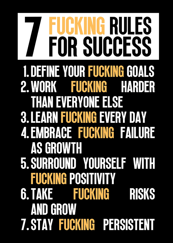 7 Rules For Success