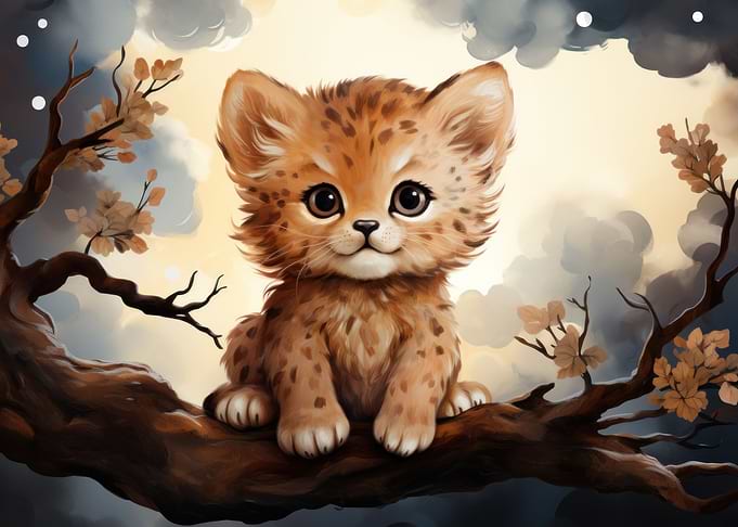 Baby leopard