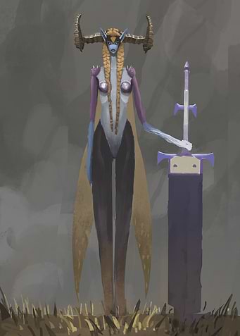 dark sword warrior women