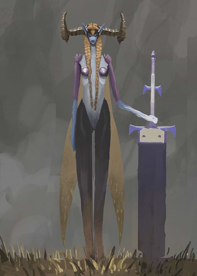 dark sword warrior women