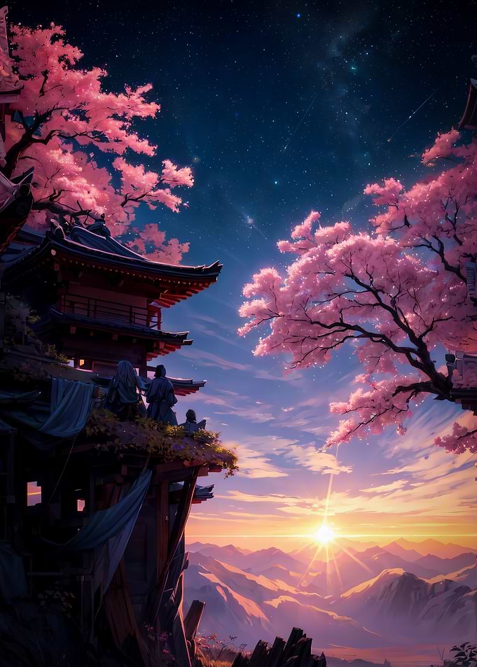 Fantasy Sakura Japan Art