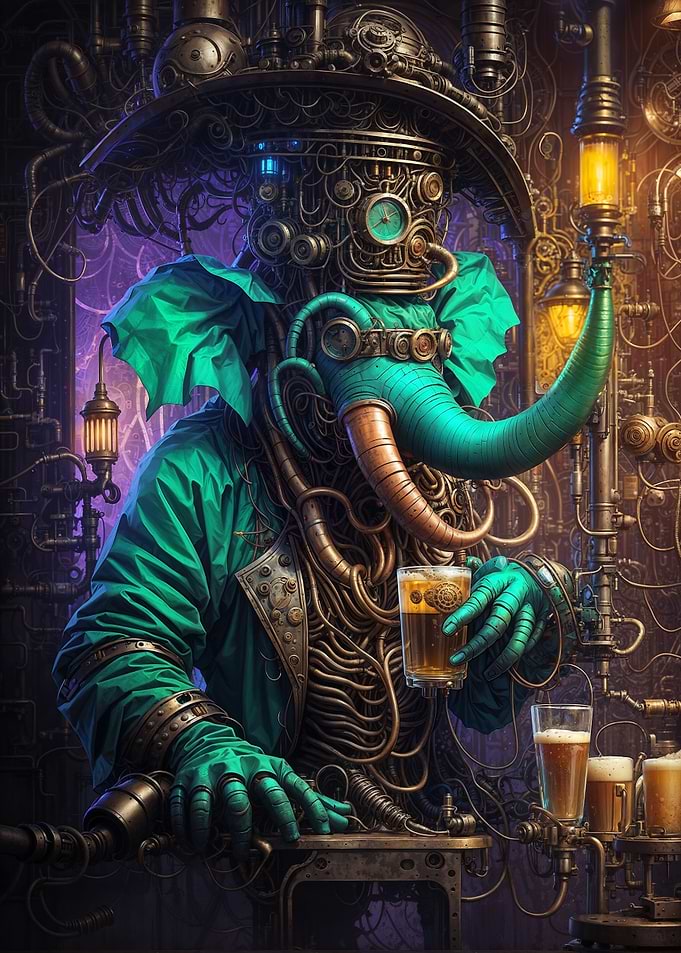 Biopunk Elephant Elixer