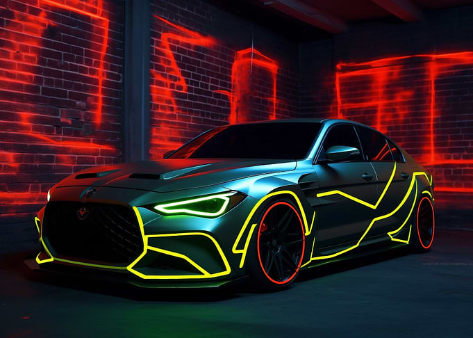 Neon Alfa Romeo Giulia Qu