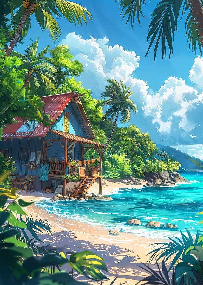 Blue Cabin Beach Forest