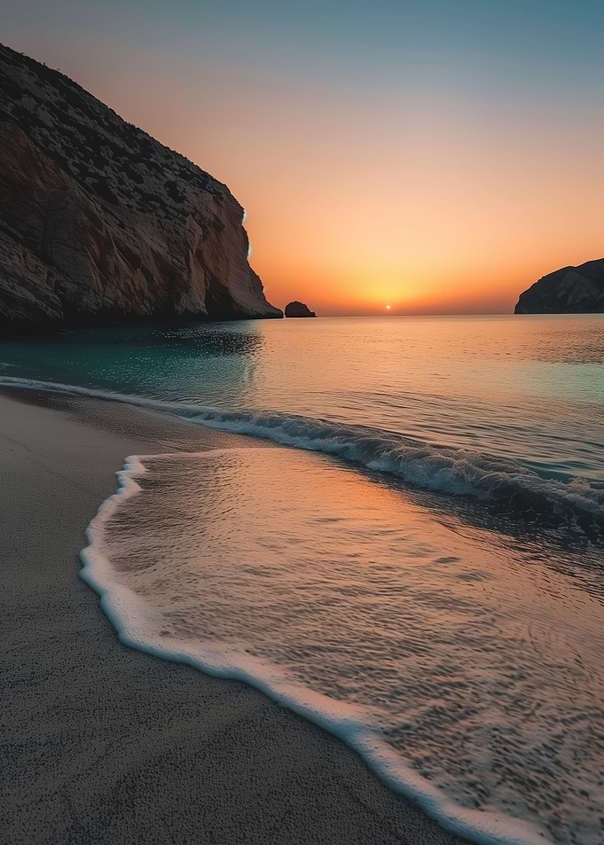 Twilight Waves Caress