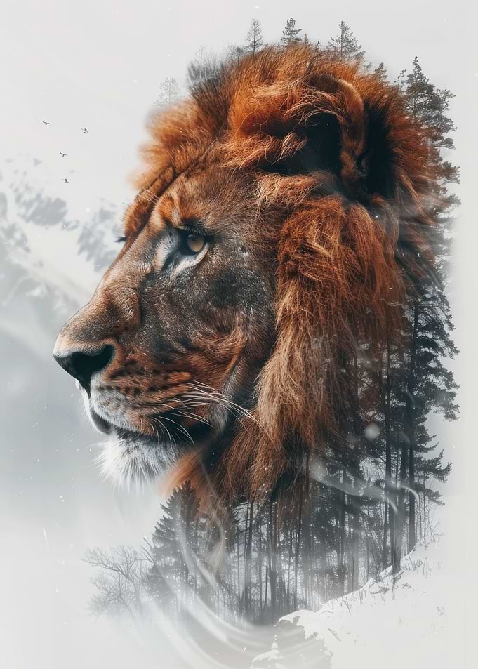 Lion portrait
