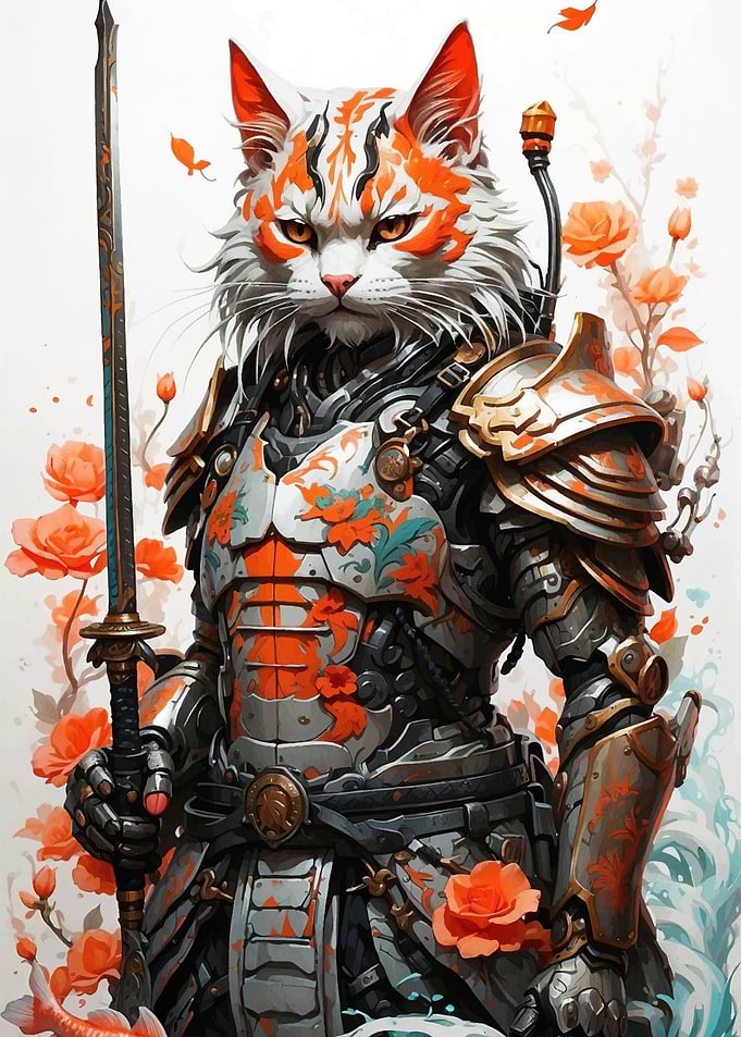 Samurai Cat