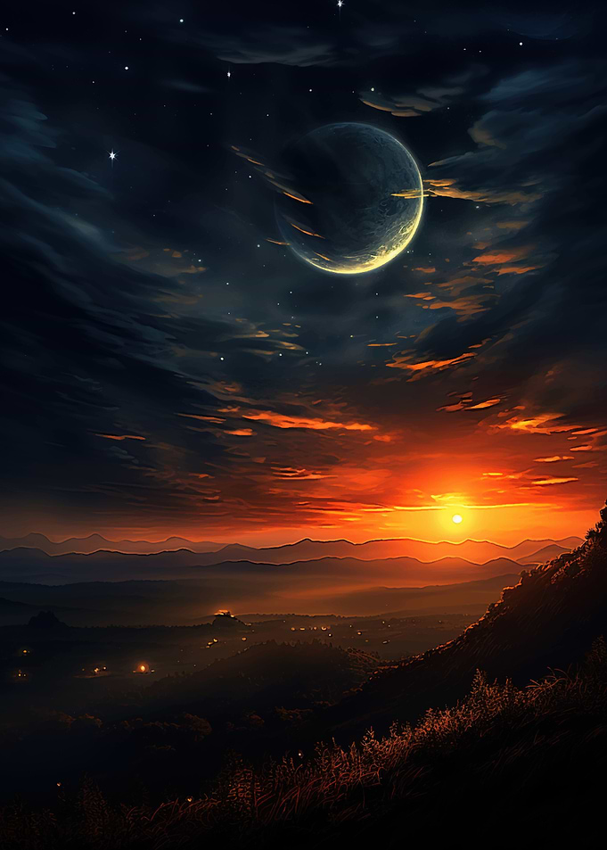 Night Sky With Stars