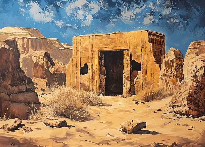 Ancient desert ruins