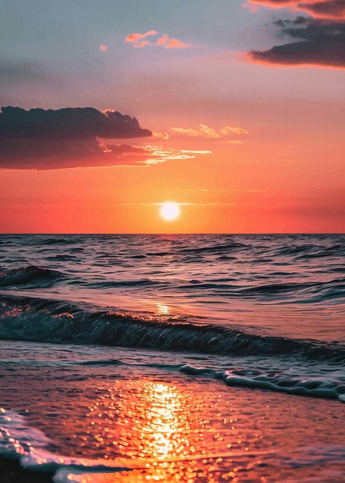 Beach Sunset Nature