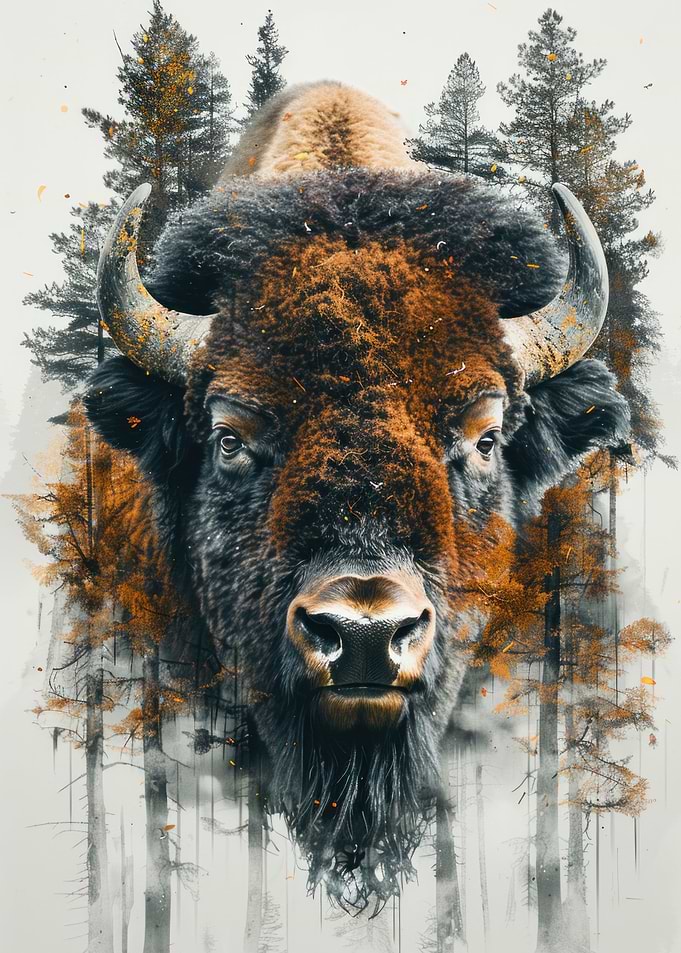 Bull portrait
