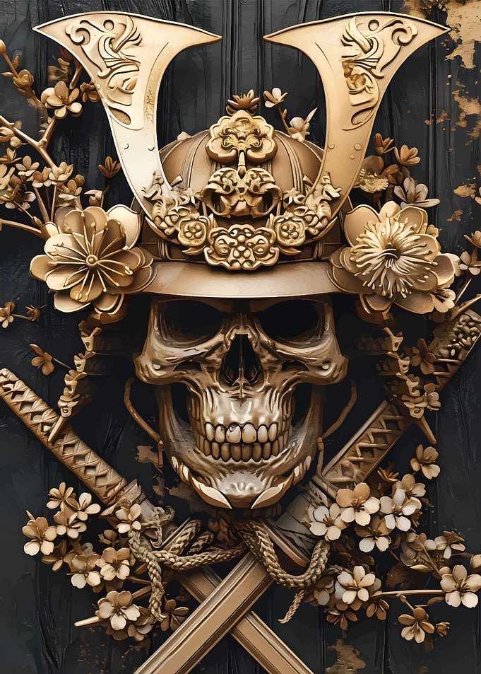 Skull Samurai Warrior