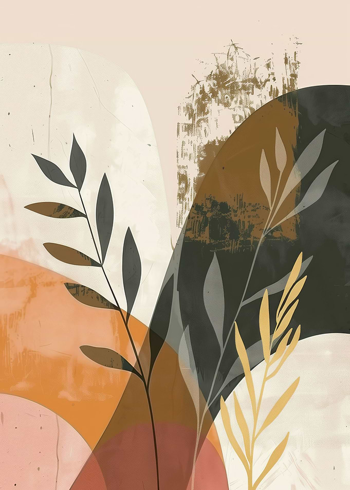 Abstract Botanical Floral