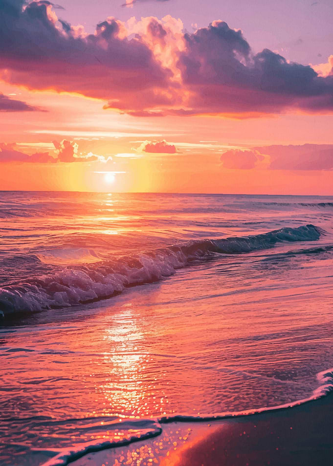 Beach Sunset Landscape