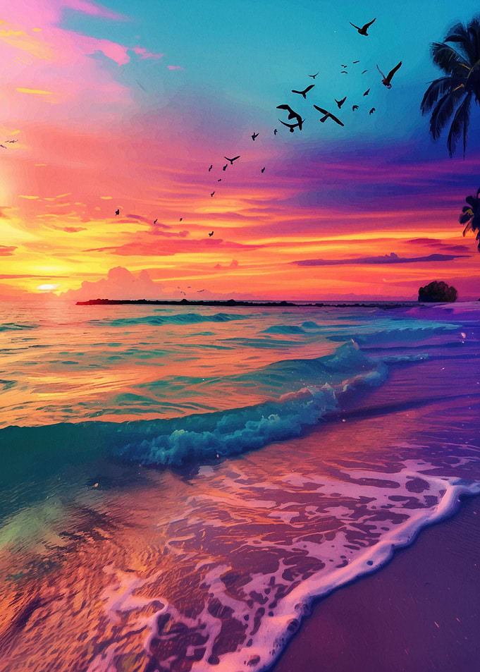 Beach Sunset Nature