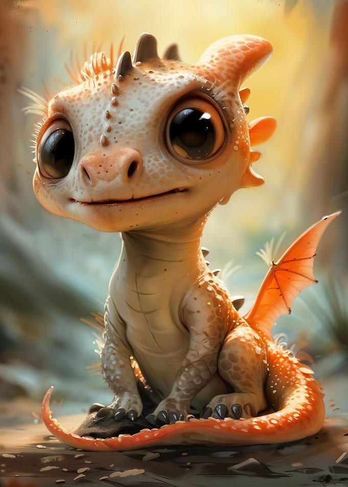 cute baby dragon