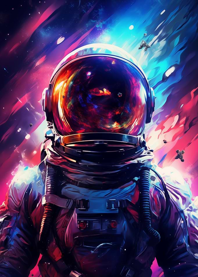 Neon Astronaut