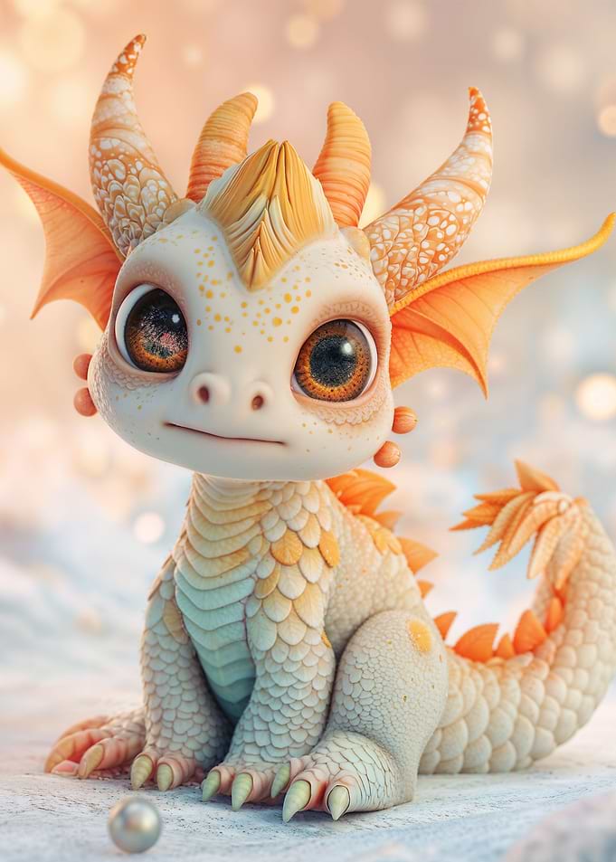 cute baby dragon