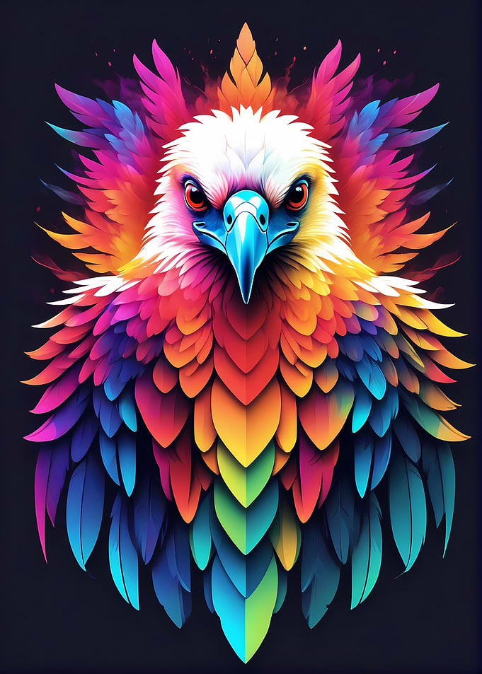 Geometric Color Vulture