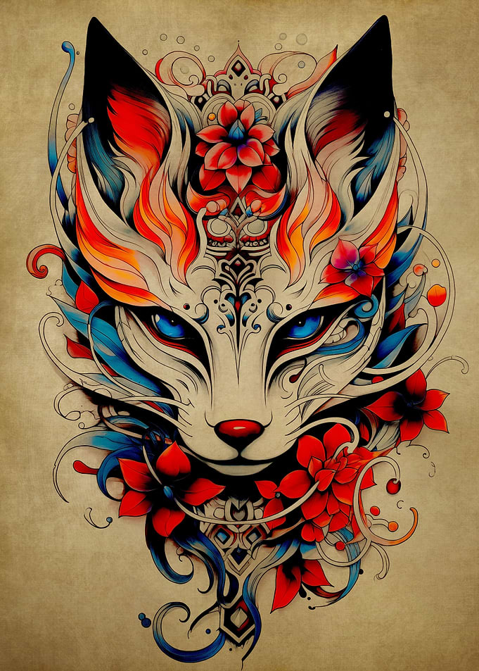 Kitsune Fox No12