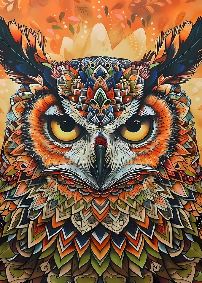 Mandala Owl