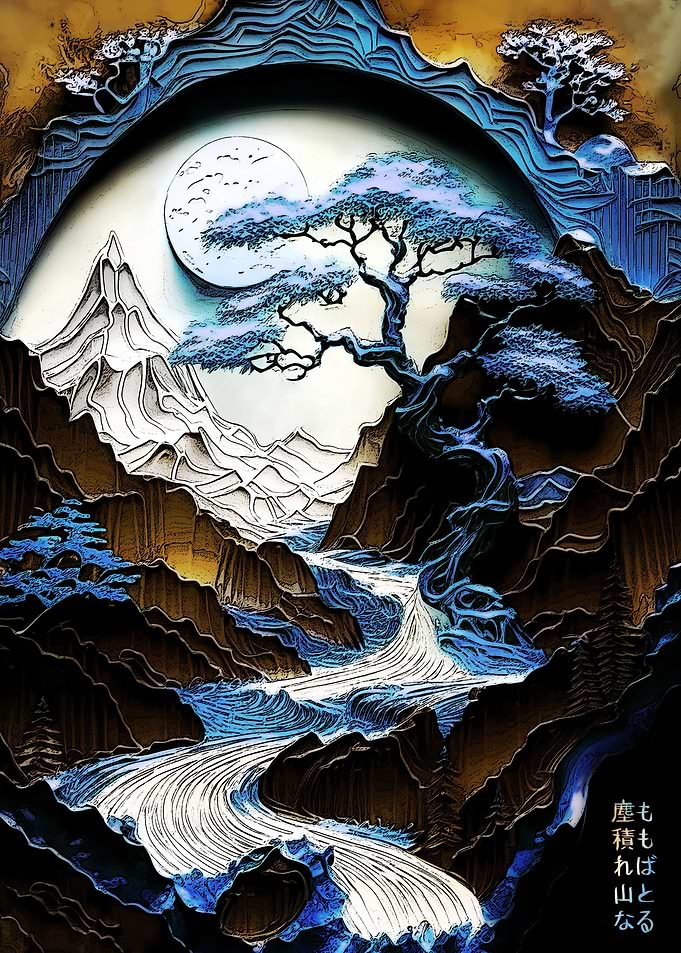 Japanese Landscape texture