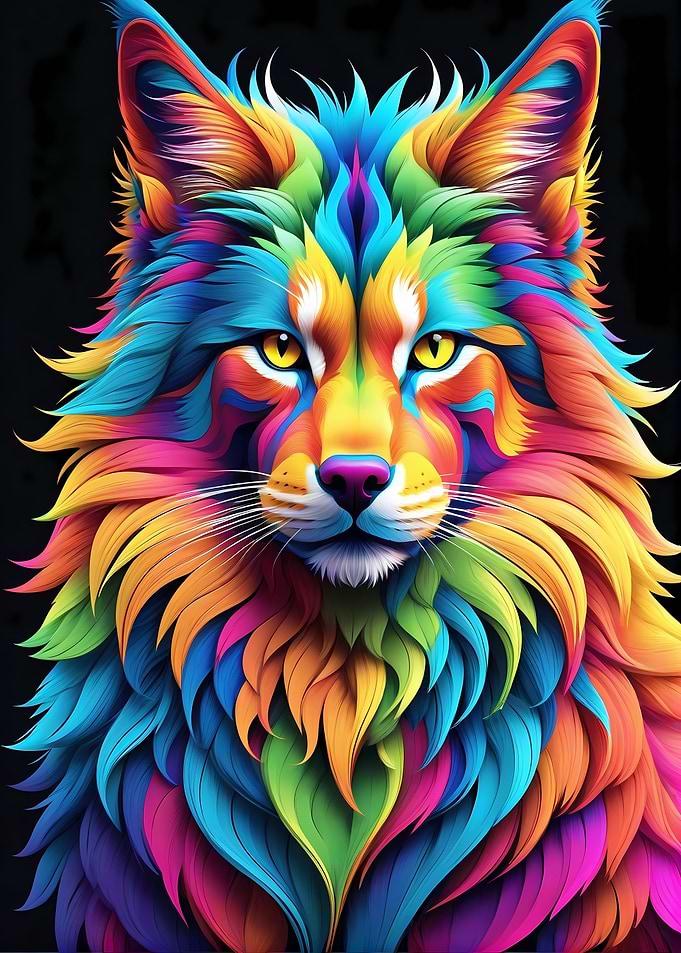 Rainbow Wolf