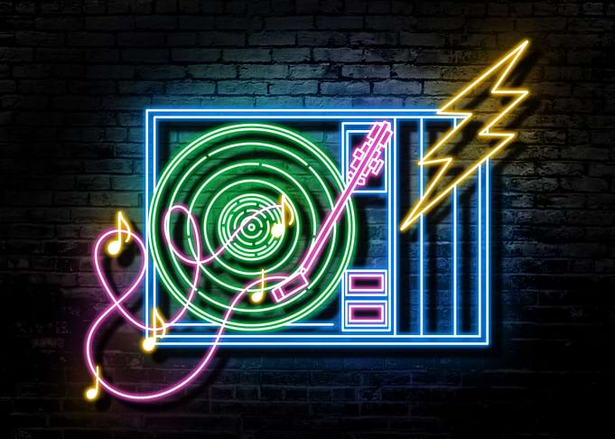 VINYL NEON SIGN ART