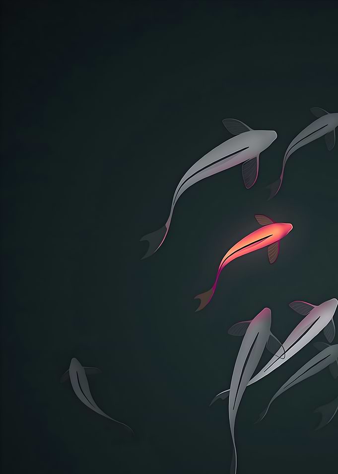 Minimalist Koi Pond