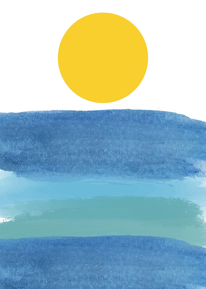 Watercolor Of The Sun