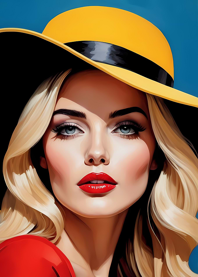Woman Portrait Pop Art 9