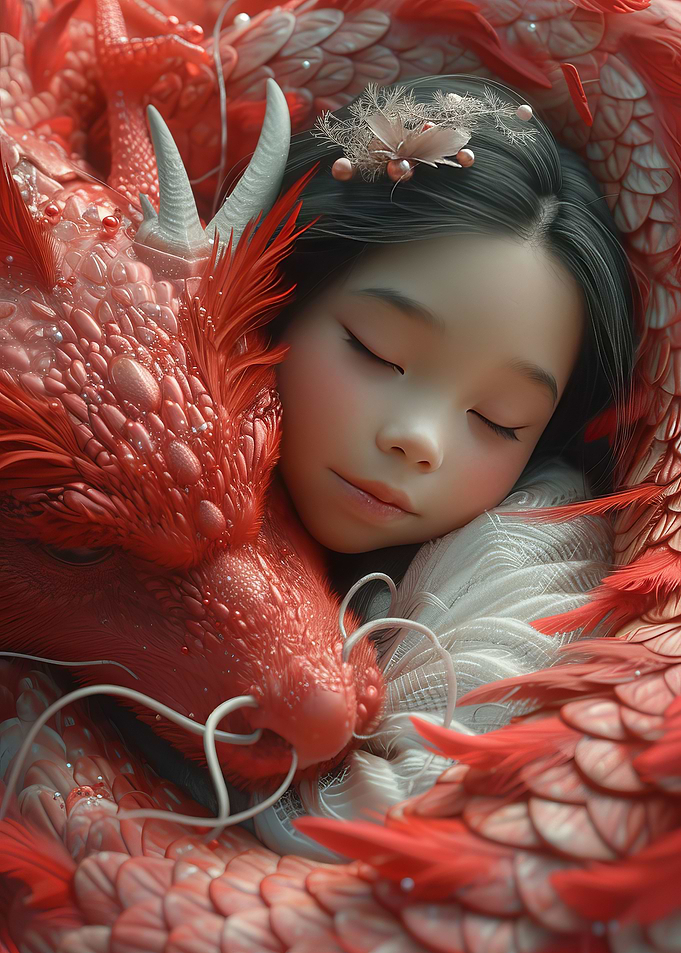 Dragon baby girl