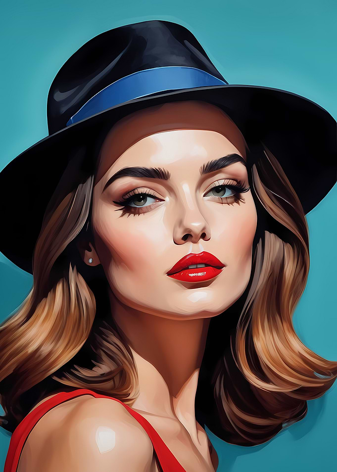 Woman Portrait Pop Art 10