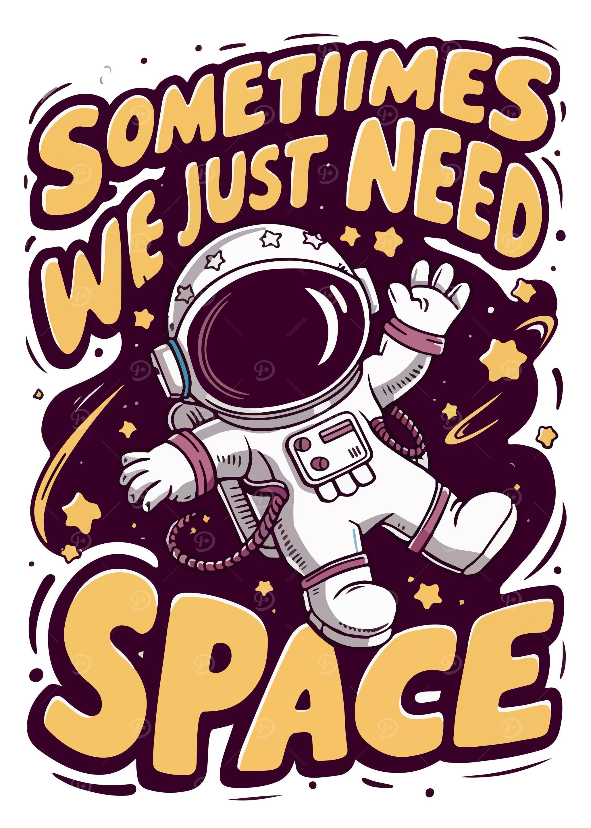 Cute Astronaut Space