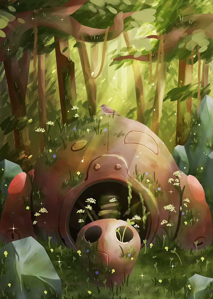 abandoned robot