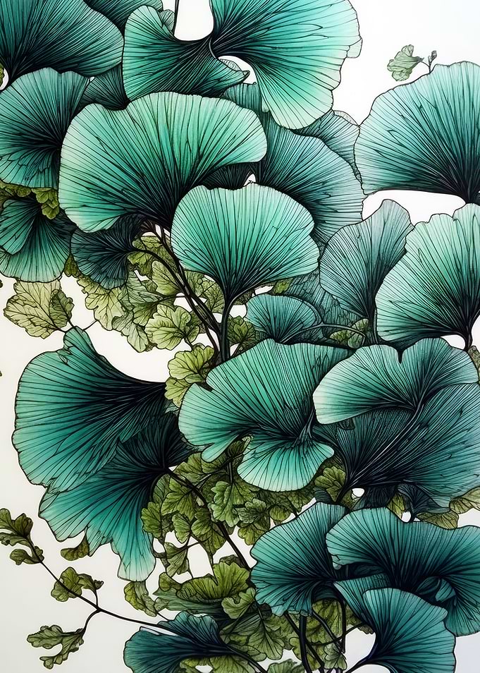 Ginko Biloba nature art