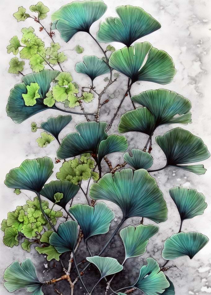 Ginko Biloba nature art
