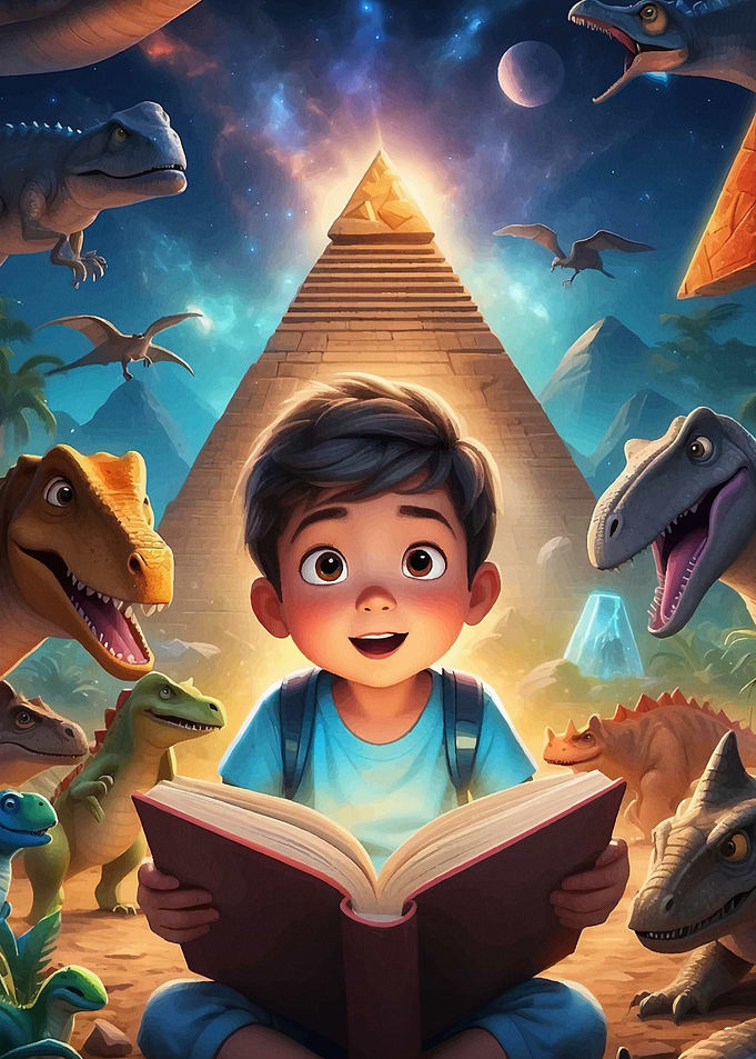 Book dinosaurs animal