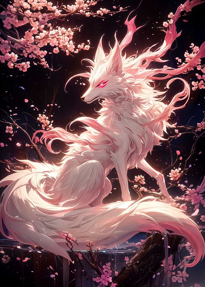 sakura kitsune fox