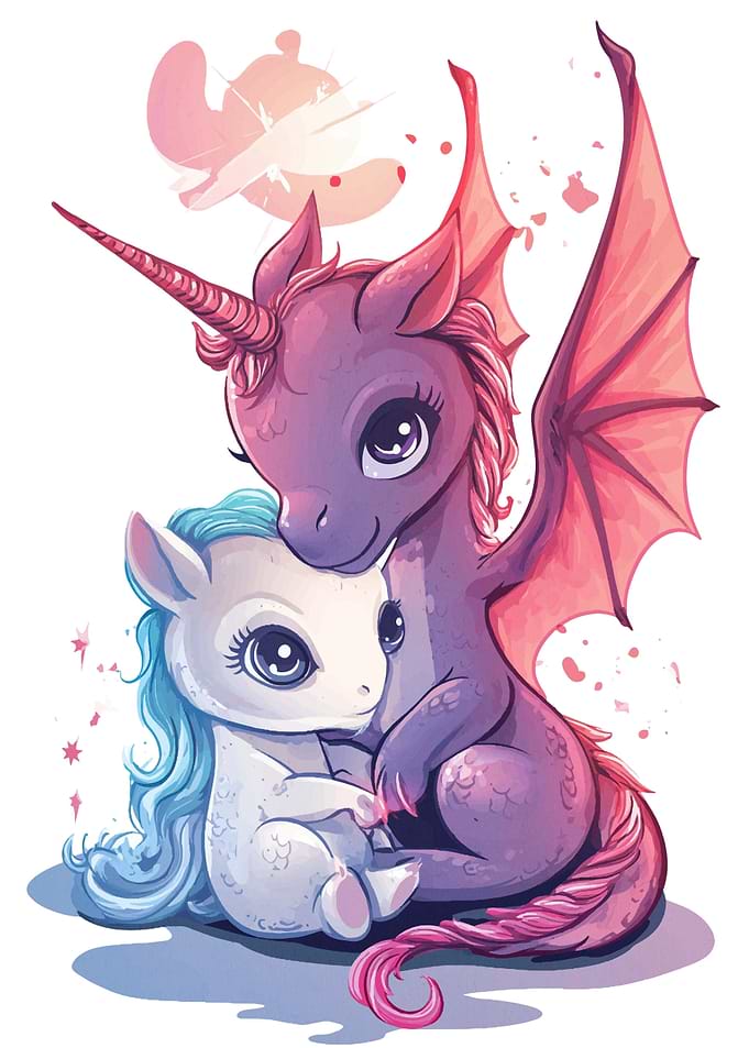 baby unicorn cute animal