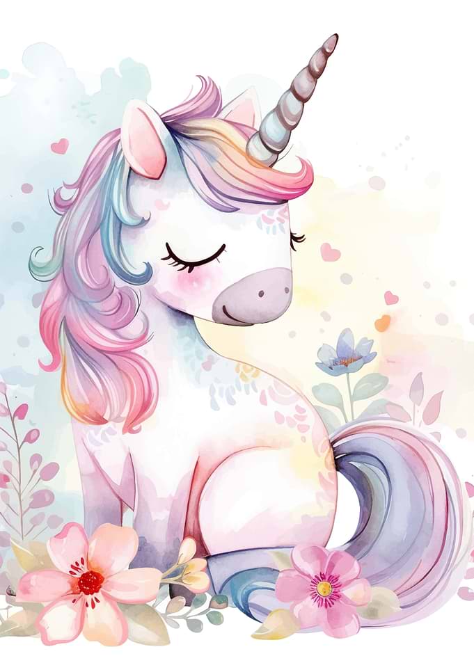baby unicorn cute animal