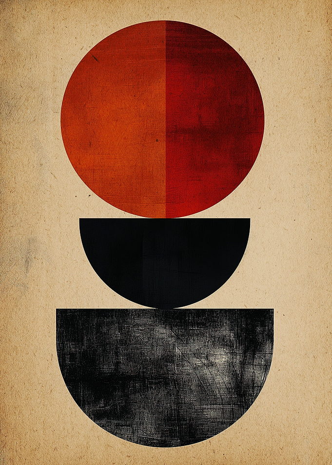 Boho abstract Minimal art