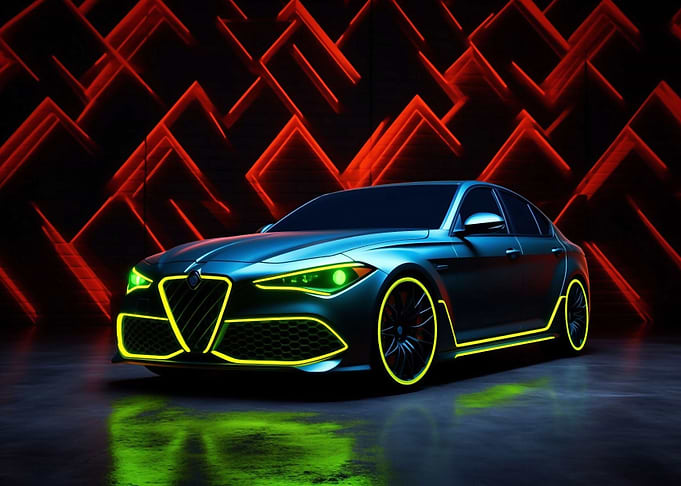Neon Alfa Romeo Giulia