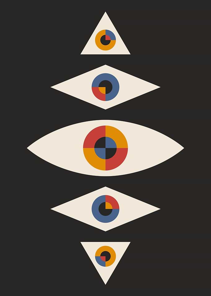 Geometric eyes