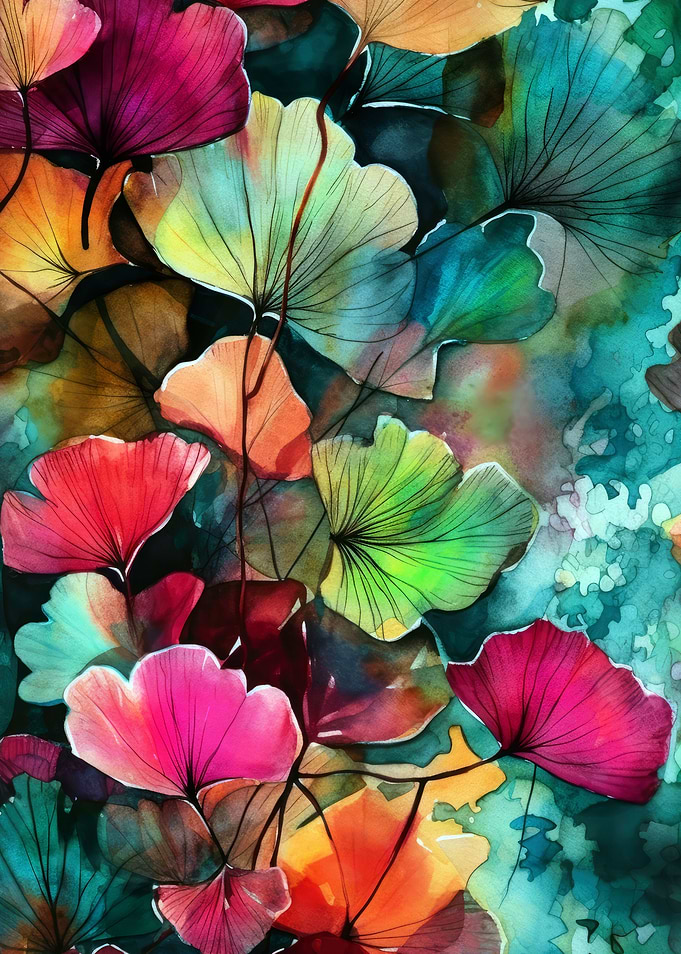 Ginko Biloba nature art