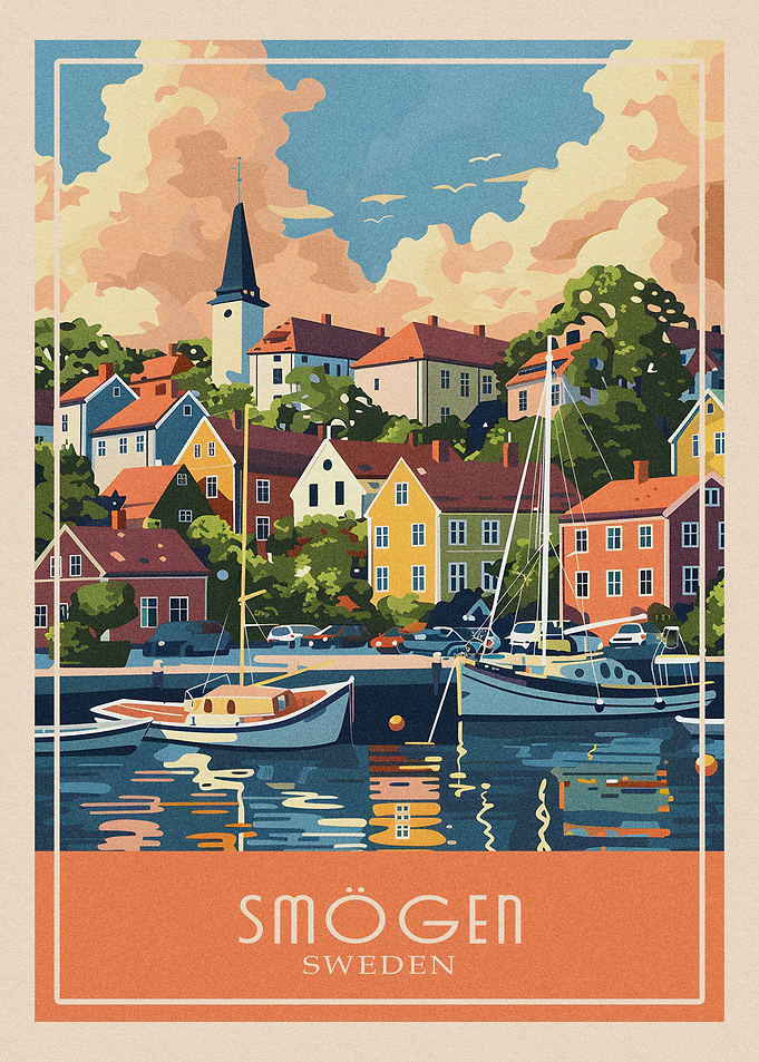 Smogen Travel Poster