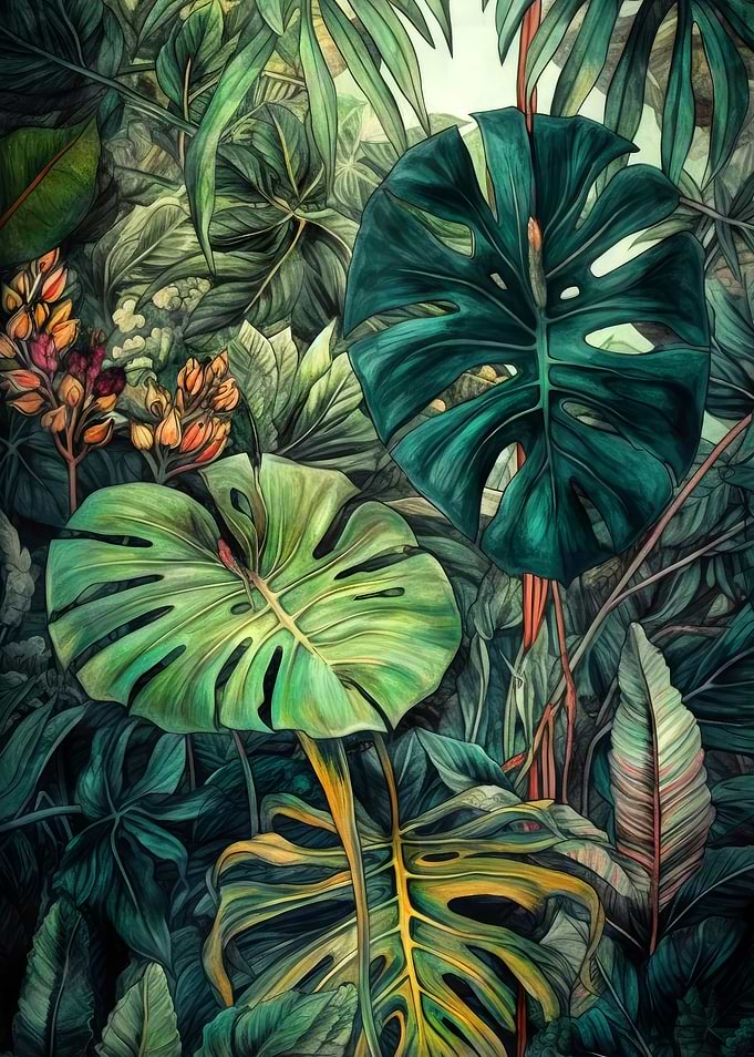 Nature floral art
