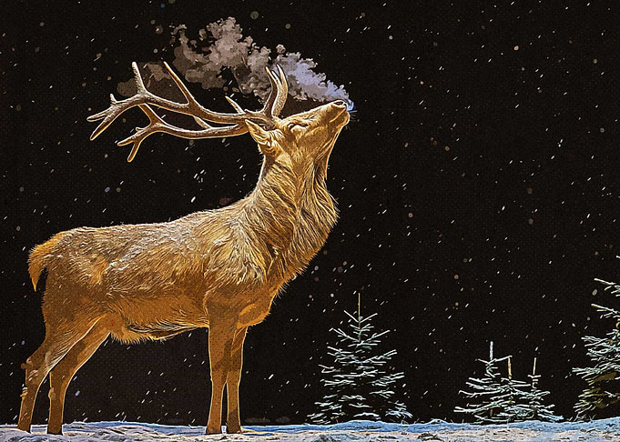 Vintage Deer