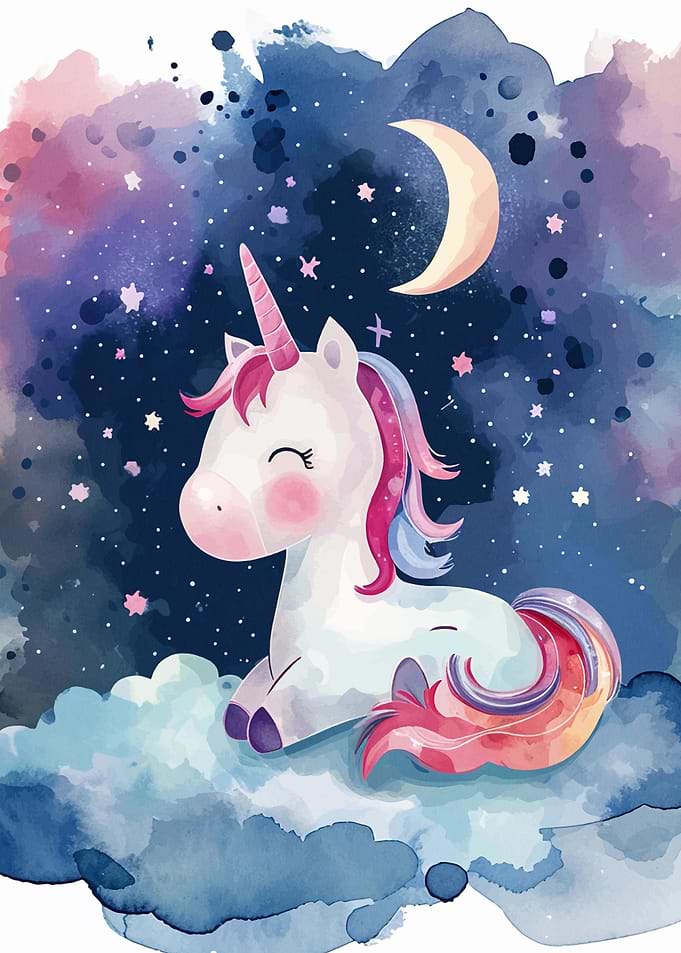 baby unicorn cute animal