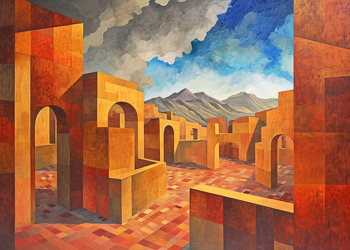Desert cityscape